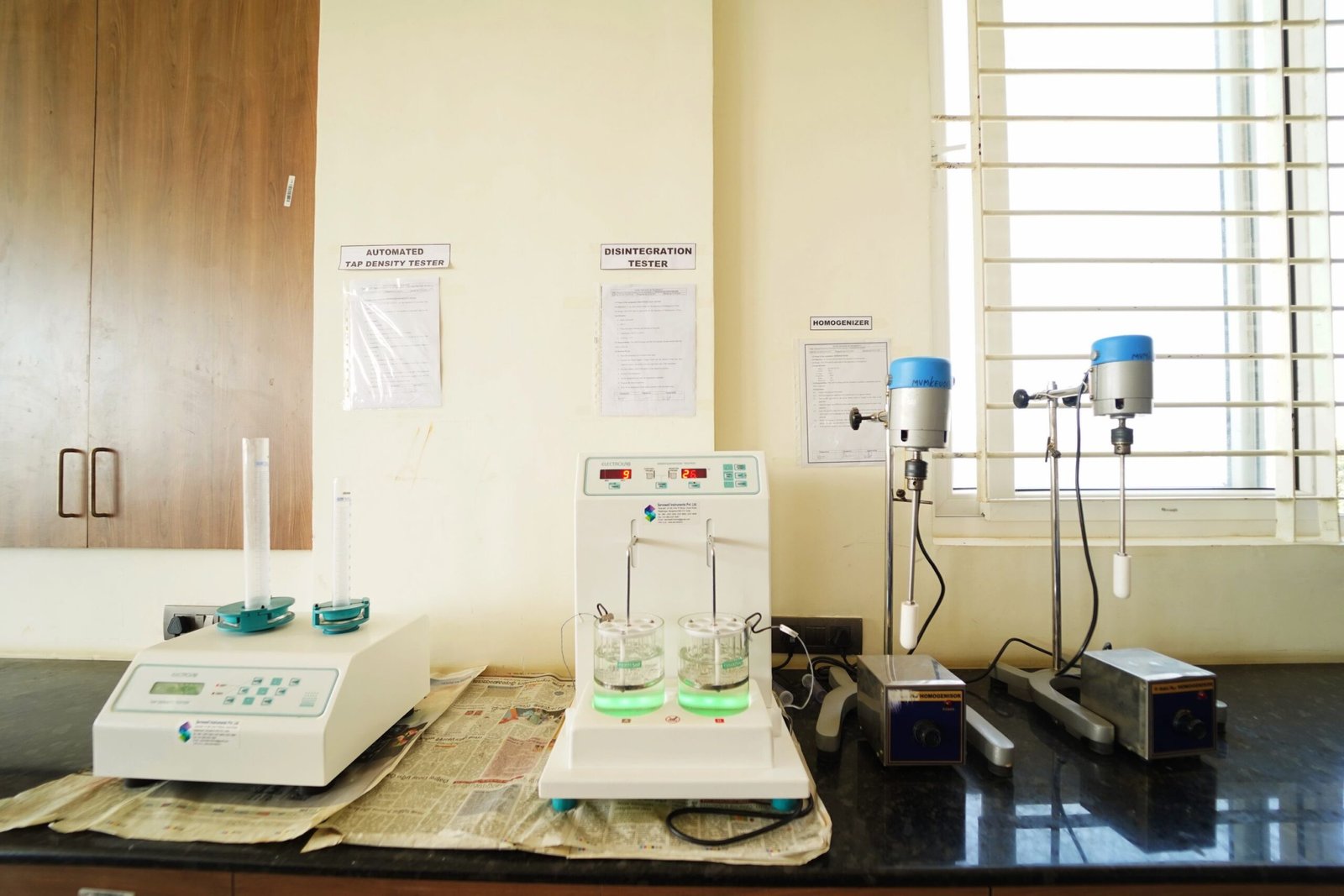 MVM college of pharmacy practical room